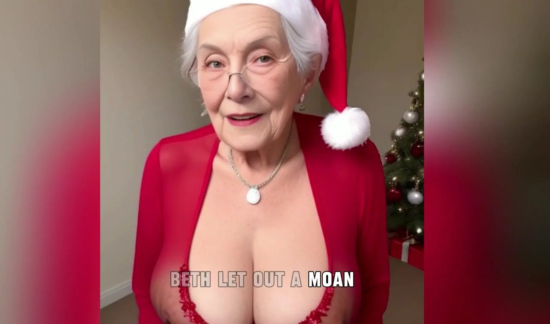 Porn [GRANNY Story] Christmas Enjoyment with Lascivious Step Grandmother  Video