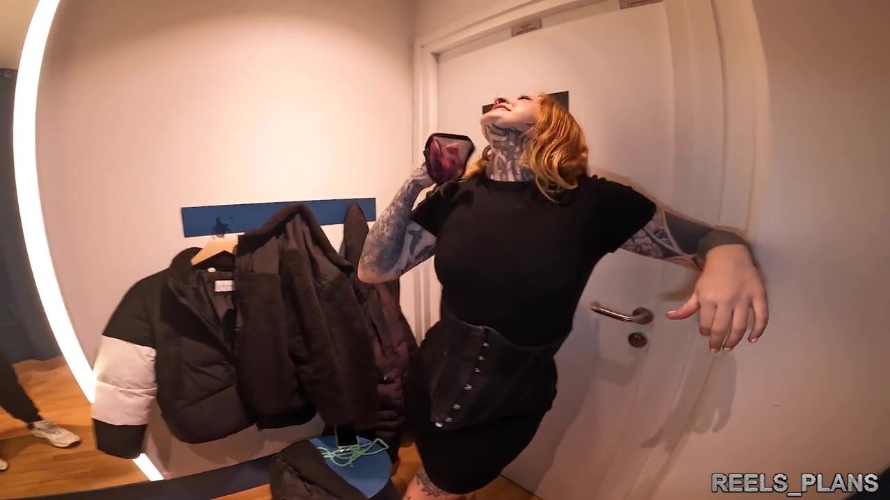 Porn Large Butt British Student Gets Anal Banged In fitting room By two  Strangers Video