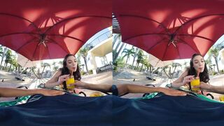 VR Bangers - Outdoor Banging GFE With Teen Lily Lou VR Porn