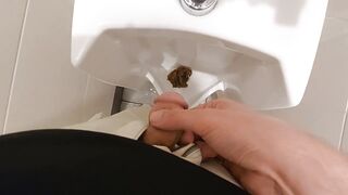 Pissing at a Urinal in a Public Restroom Compilation