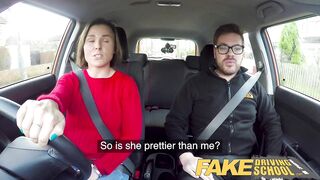 Fake Driving School - Ten Teens enticed by aged teacher in bumper compilation of a matter of joke scenes in FAKEhub